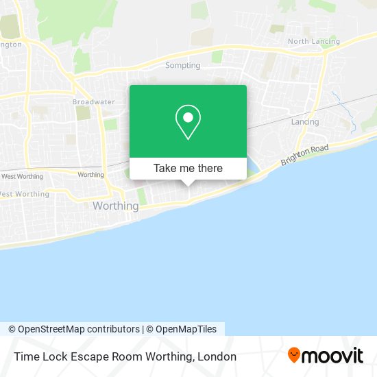 Time Lock Escape Room Worthing map
