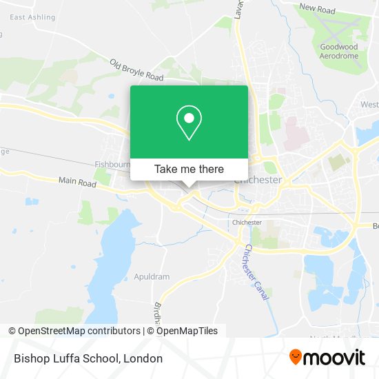Bishop Luffa School map