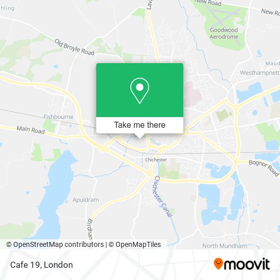 Cafe 19 map