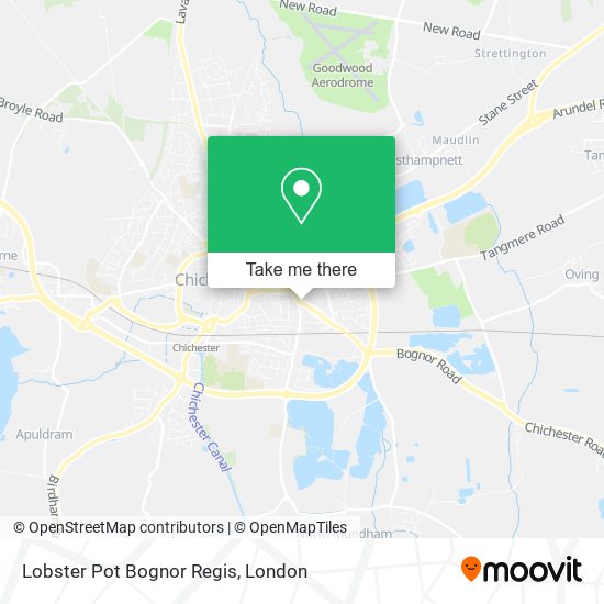 Lobster Pot Bognor Regis map