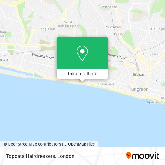 Topcats Hairdressers map