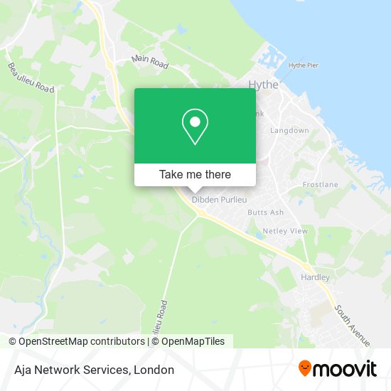 Aja Network Services map