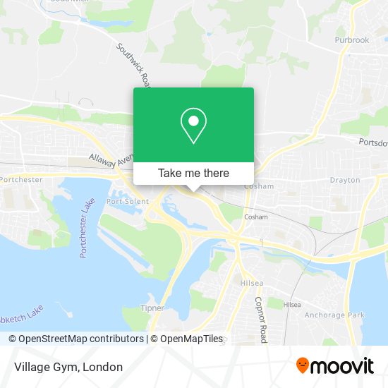 Village Gym map