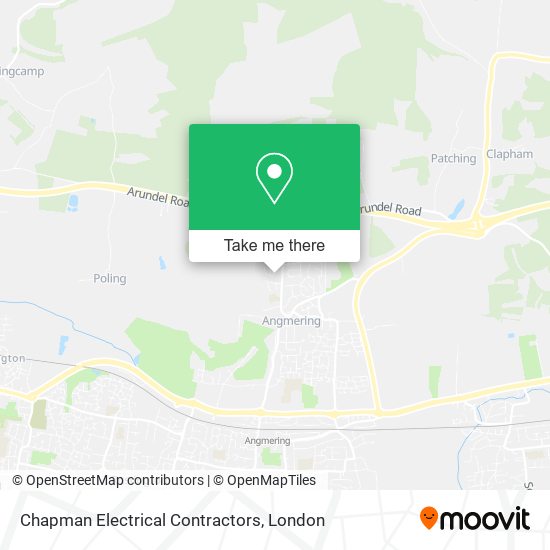 Chapman Electrical Contractors map