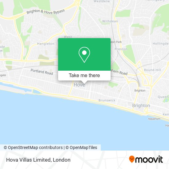 Hova Villas Limited map