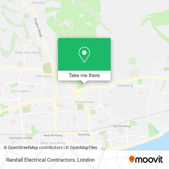 Randall Electrical Contractors map