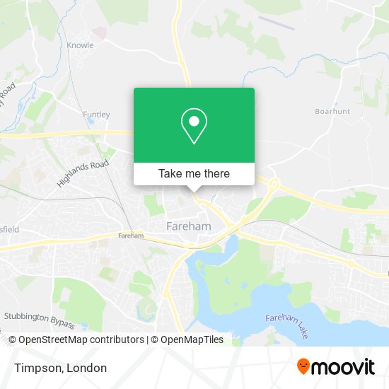 How to get to Timpson in London by Train or Bus?