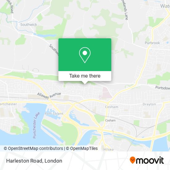 Harleston Road map