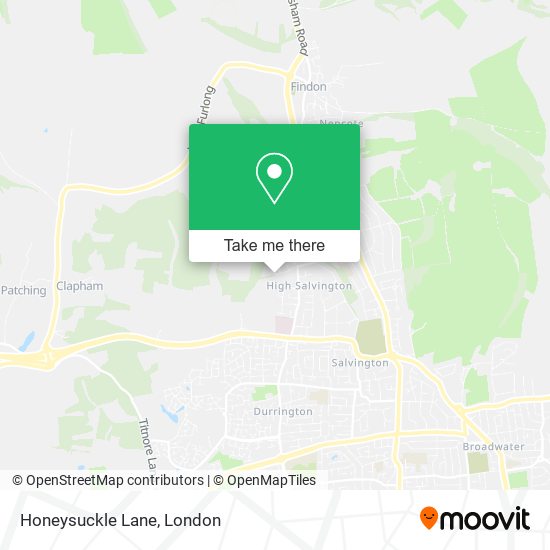 Honeysuckle Lane map