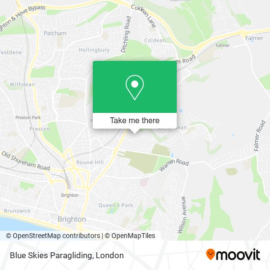 Blue Skies Paragliding map