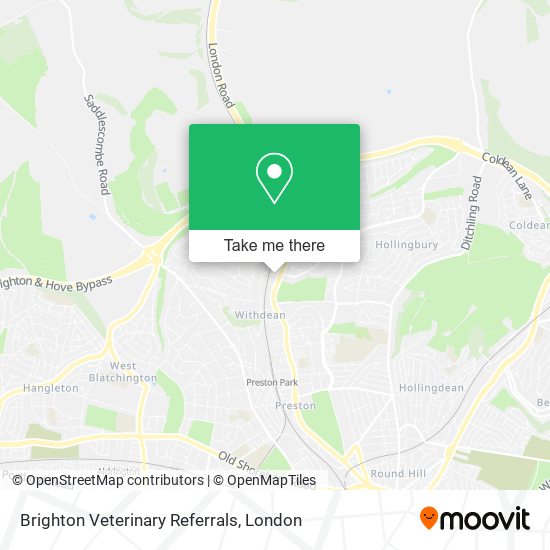 Brighton Veterinary Referrals map