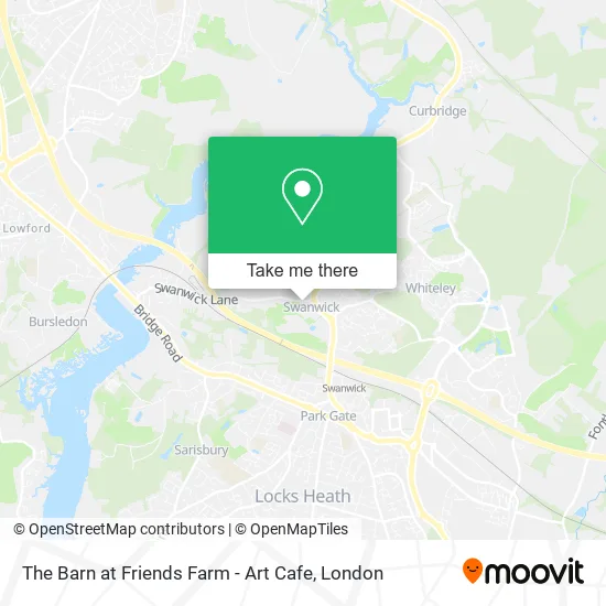 The Barn at Friends Farm - Art Cafe map
