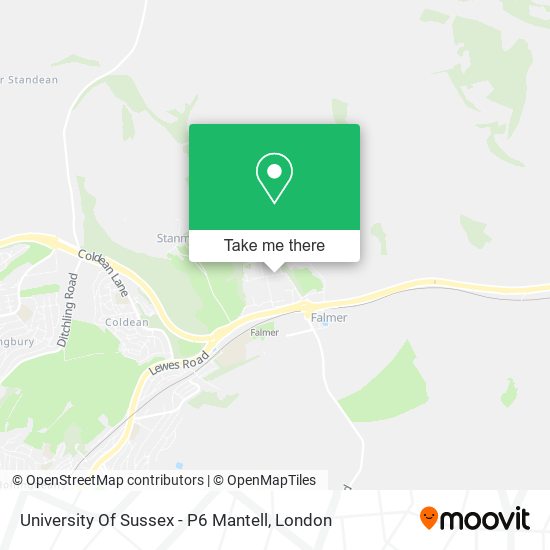 University Of Sussex - P6 Mantell map