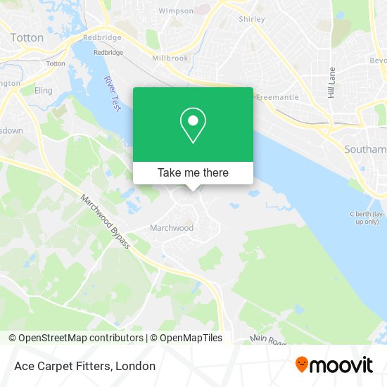 Ace Carpet Fitters map