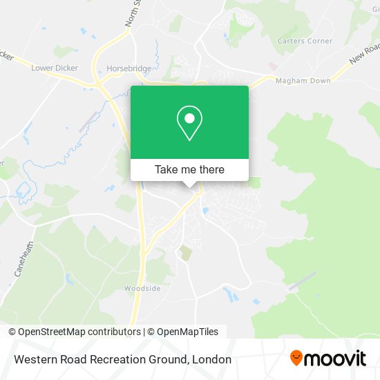 Western Road Recreation Ground map