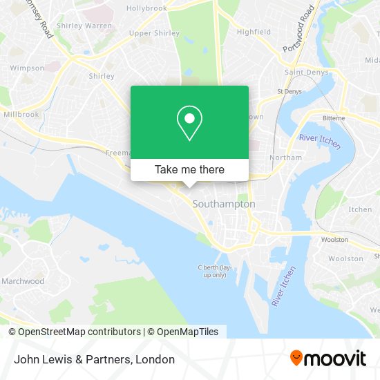 John Lewis & Partners map