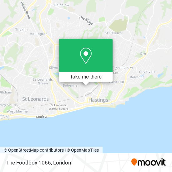 The Foodbox 1066 map