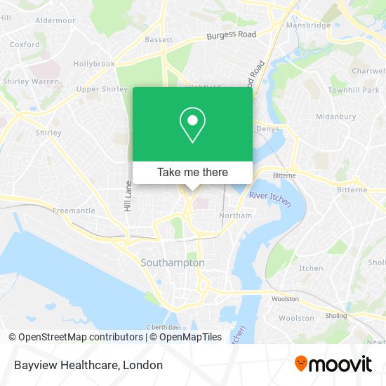 Bayview Healthcare map