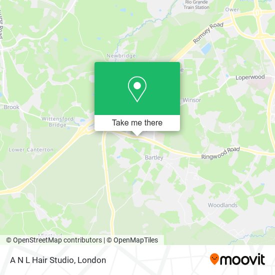 A N L Hair Studio map