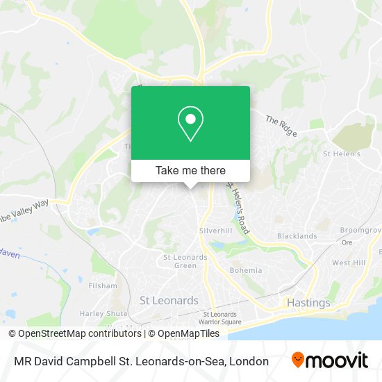 MR David Campbell St. Leonards-on-Sea map