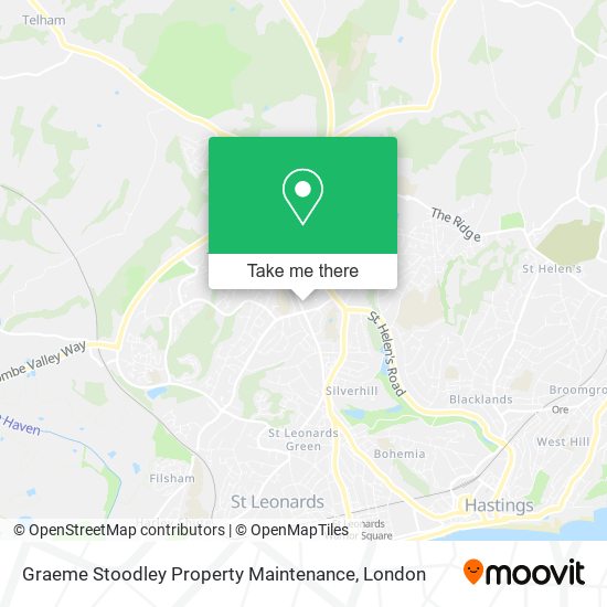 Graeme Stoodley Property Maintenance map