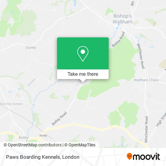 Paws Boarding Kennels map