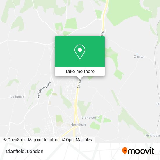 Clanfield map