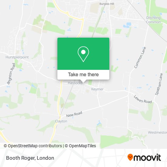 Booth Roger map