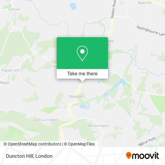 Duncton Hill map