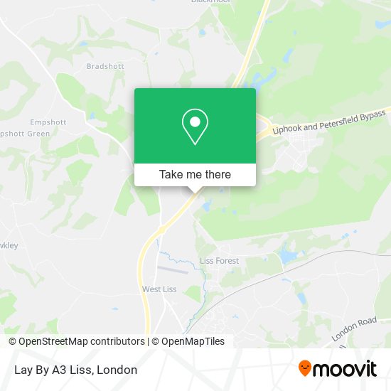 Lay By A3 Liss map