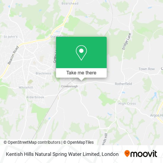 Kentish Hills Natural Spring Water Limited map