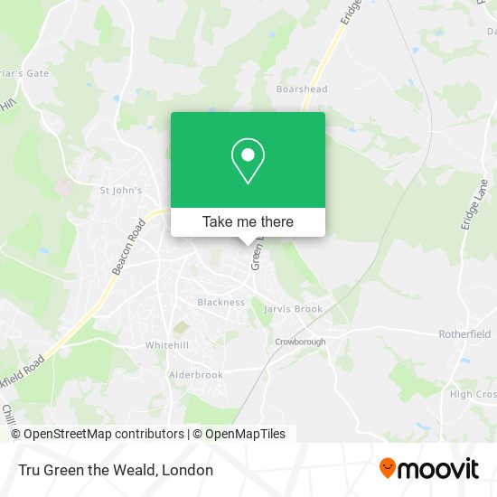 Tru Green the Weald map