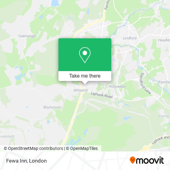 Fewa Inn map