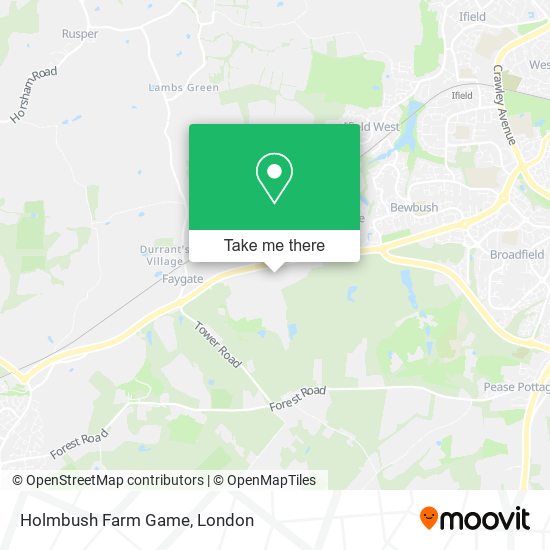 Holmbush Farm Game map