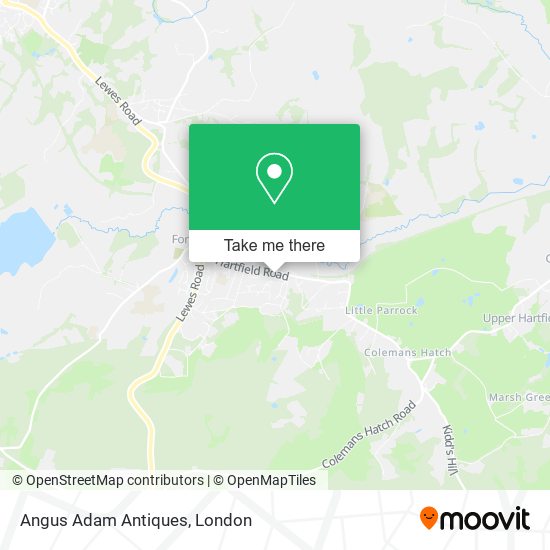 Angus Adam Antiques map