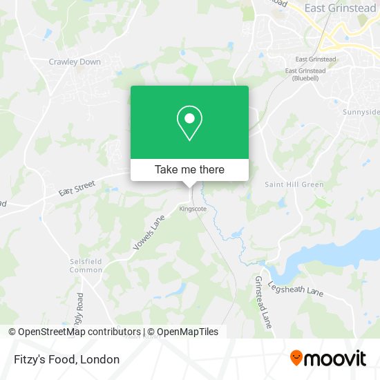 Fitzy's Food map