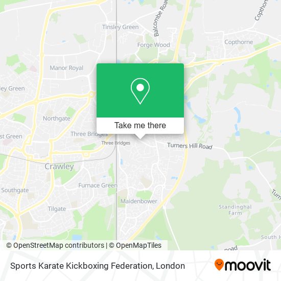 Sports Karate Kickboxing Federation map