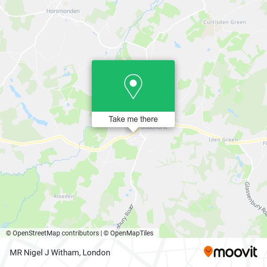 MR Nigel J Witham map