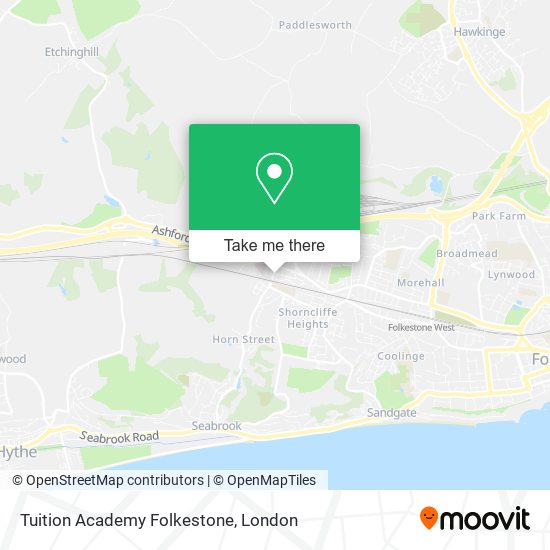 Tuition Academy Folkestone map