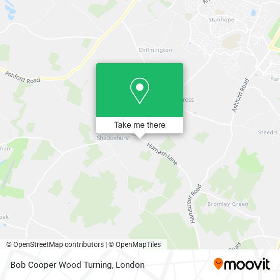 Bob Cooper Wood Turning map