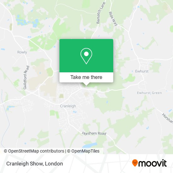 Cranleigh Show map