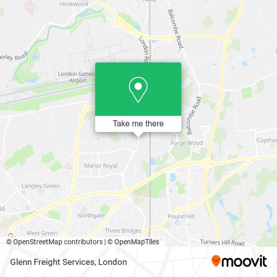 Glenn Freight Services map