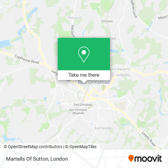 Martells Of Sutton map