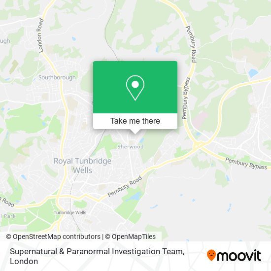 Supernatural & Paranormal Investigation Team map