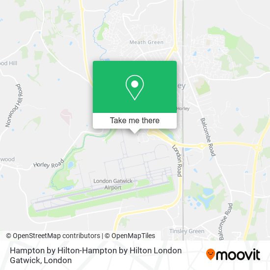 Hampton by Hilton-Hampton by Hilton London Gatwick map