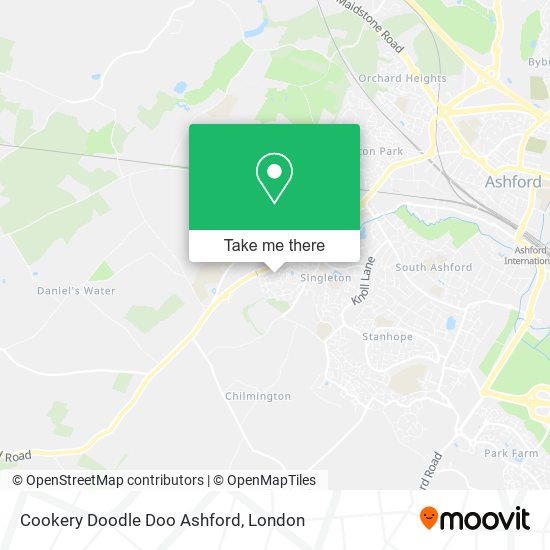 Cookery Doodle Doo Ashford map