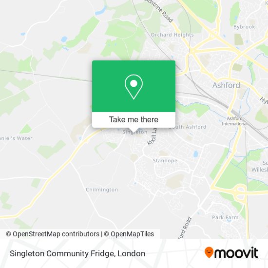 Singleton Community Fridge map