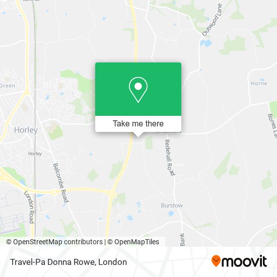 Travel-Pa Donna Rowe map