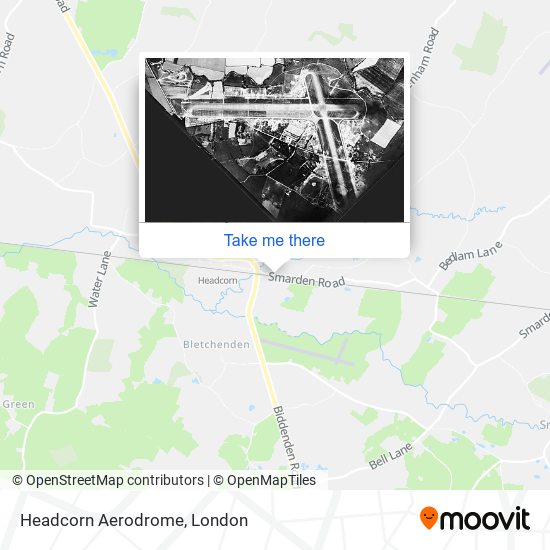 Headcorn Aerodrome map