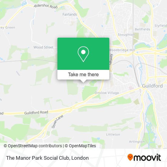 The Manor Park Social Club map